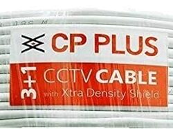 CP PLUS CCTV Cable 3+1 Coaxial